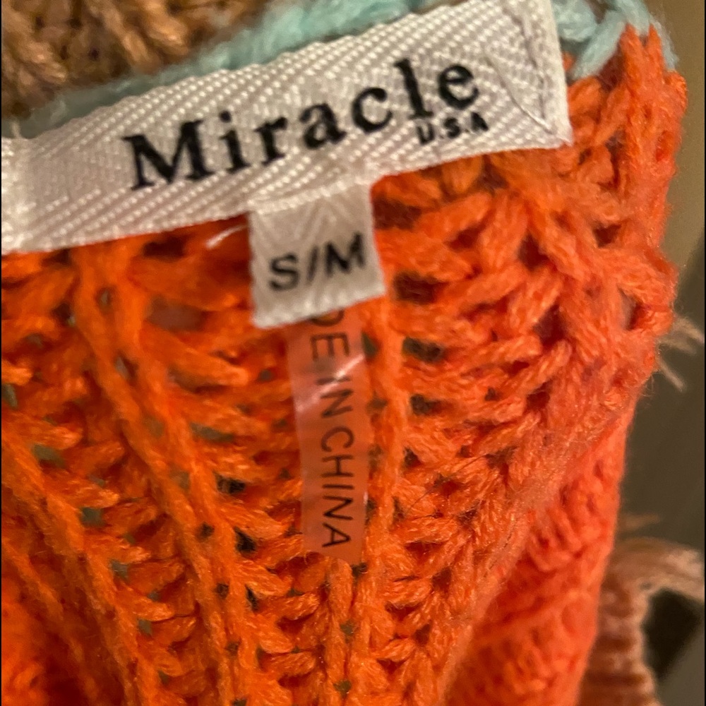 Gorgeous Color Block Sweater With Shredded Ends - image 4